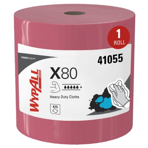 X80 Jumbo Wipes Roll 475 Cloths
