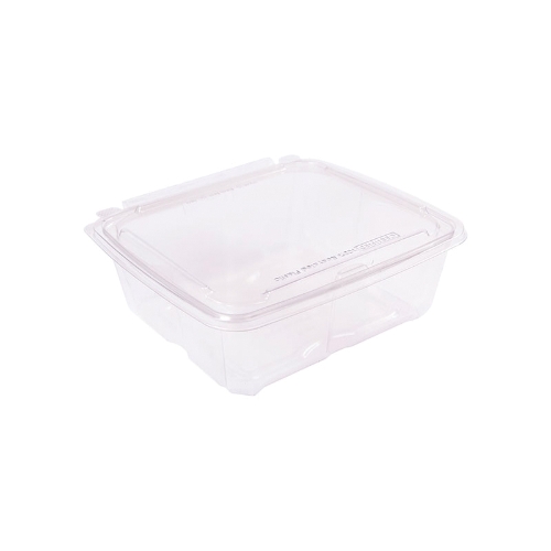 64OZ TAMPER EVIDENT HINGEDFLAT LID 170/C