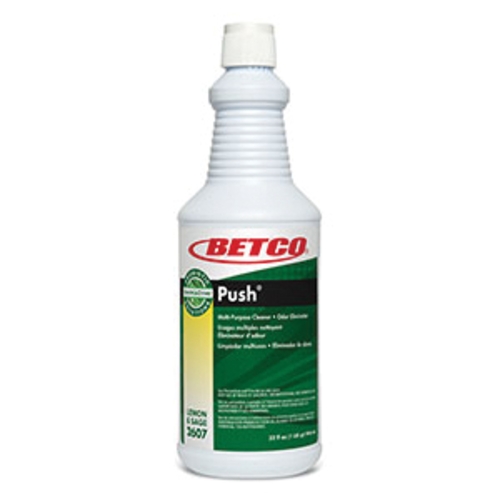 Betco® Push® 260712-00 All-Purpose Cleaner and Odor Eliminator, 32 oz Net Content, Bottle Container, Liquid Form