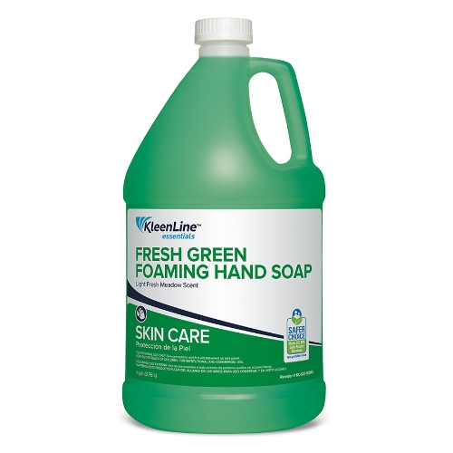 KleenLine Essentials Fresh Green Foaming Hand Soap 1 Gallon, 4 per case