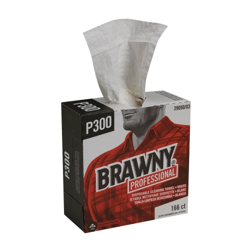 Brawny Professional Series® P300 29050/03 Cleaning Towel, Professional, Disposable, 16.5 in L, 9.2 in W, Box Container