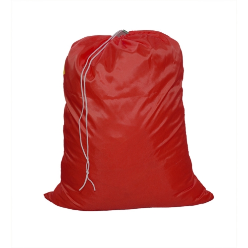 30X40 DRAW STRING NYLON BAG RED 12/DZN