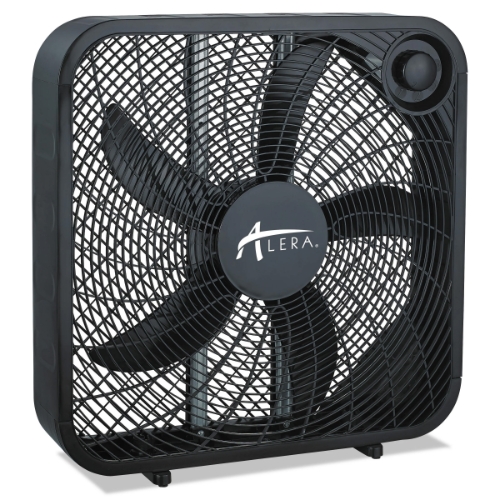 3SPEED BOX FAN BLACK EA