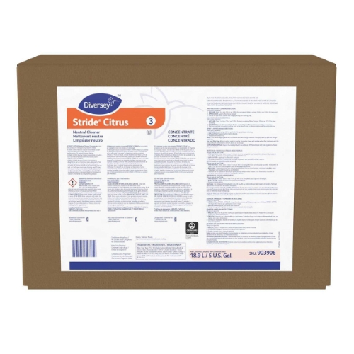 CLEANER DIV STRIDE CITRUS 5GL - BradyPLUS