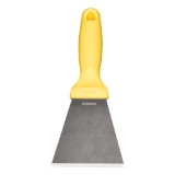 SCRAPER 3 STST HANDLE YELLOW EACH - BradyPLUS