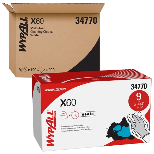 X60 Reusable Cloths 9 Packs per Case