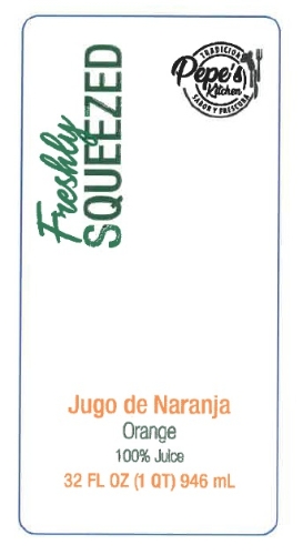 LABEL 32oz ORANGE FRESHLY SQZ