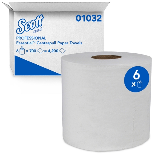 TOWEL ROLL CTR PULL KC 01032 6/CS