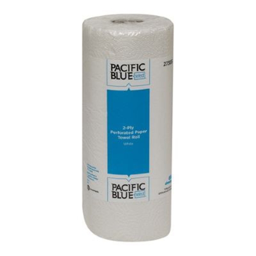 KING KARAN? White 6 X Paper Rolls - 2 Ply Embossed Centre Feed - Hand Kitchen Towel Tissue Rolls On - View #9