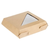 CLAMSHELL ECO FLUTE 6X6X2 CORR W/WINDOW - BradyPLUS