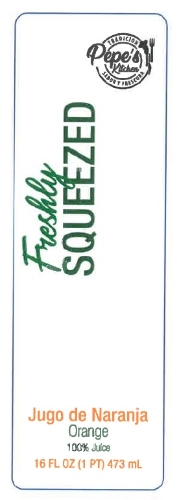 LABEL 16oz ORANGE FRESHLY SQZ