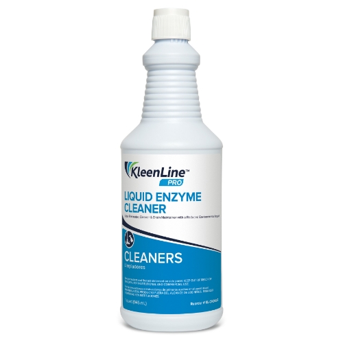 KleenLine Pro Liquid Enzyme Cleaner, 32 oz., 12 per case