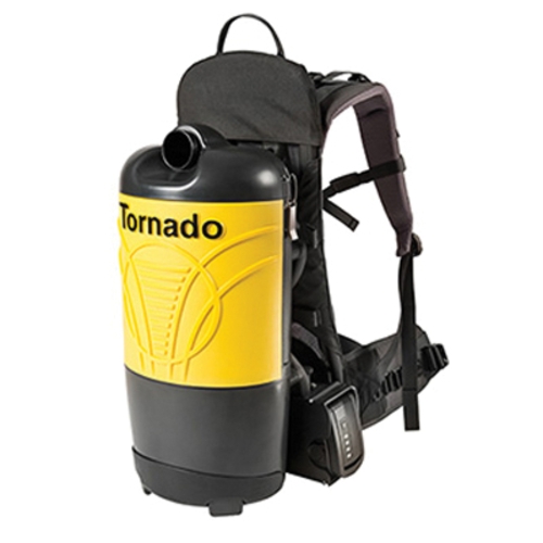 Tornado 93016B-1 Vacuum, BackPack, Commercial, 8.5 A Power Supply, 6 qt Vacuum, HEPA with 4-Stage Filtration