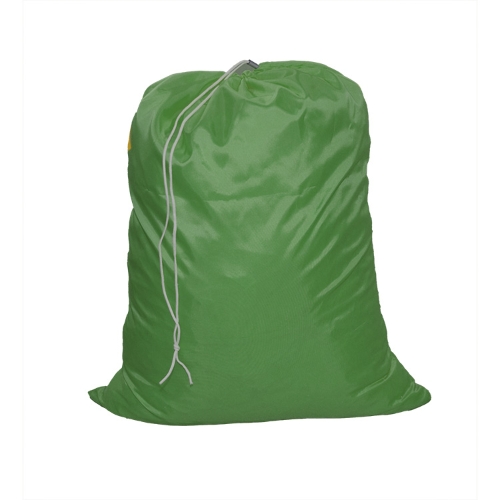 30X40 DRAW STRING NYLON BAG GREEN 12/DZN