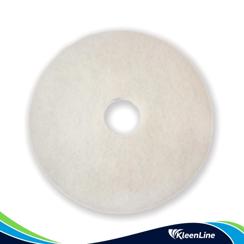 KleenLine Pro White Polishing Floor Pad, 20"