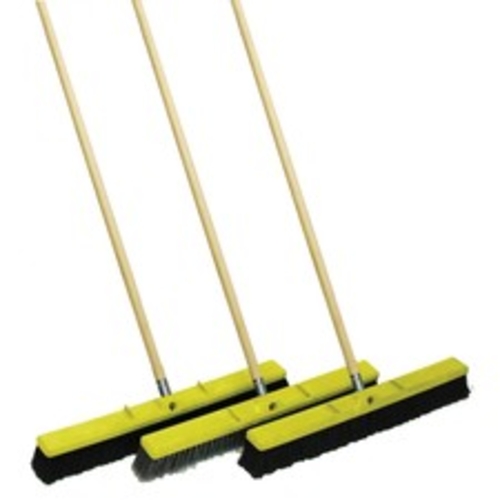 PUSH BROOM 18" MED SWEEP 6/CS