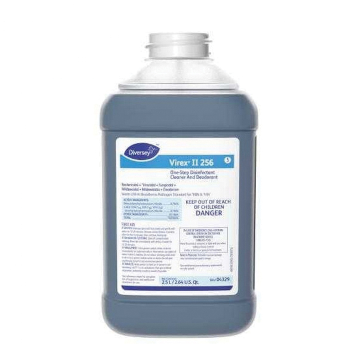 JNJ4329 | Diversey™ 04329 Virex II 256 Liquid Disinfectant Cleaner
