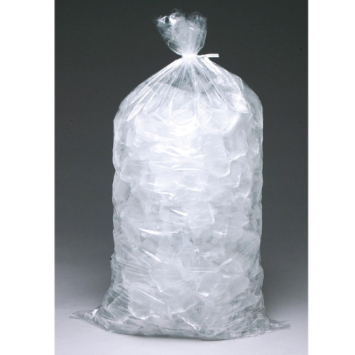 Elkay H21MET Metallocene Ice Bag With Twist Ties, Plain, 10 lb Capacity, Unprinted Print/Pattern, LDPE/MET, Clear