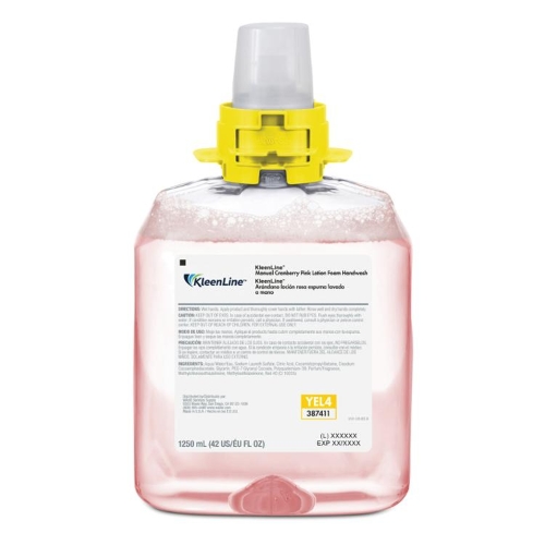 SOAP FOAM KLEENLINE MAN CRANB PK 1.25L 4/CS