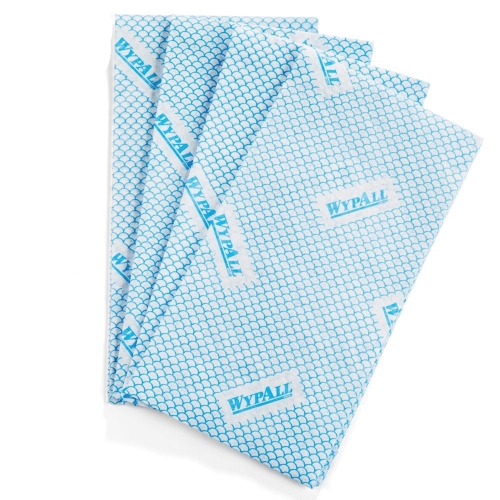Wypall® 05927 Critical Clean Foodservice Cloth, Fold, Heavy-Duty, 23-1/2in L, 12-1/2in W, 300 Count Net Content