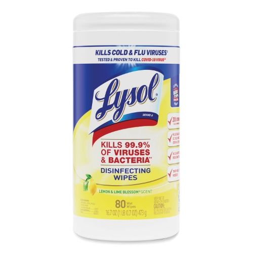 WIPE DISINFECT LYSOL LEM LIME 3PK 2PK/CS