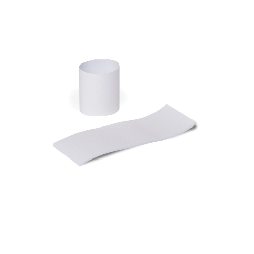 AmercareRoyal RNB10M Napkin Band, 1-1/2 in W, 4-1/4 in L, Paper, White