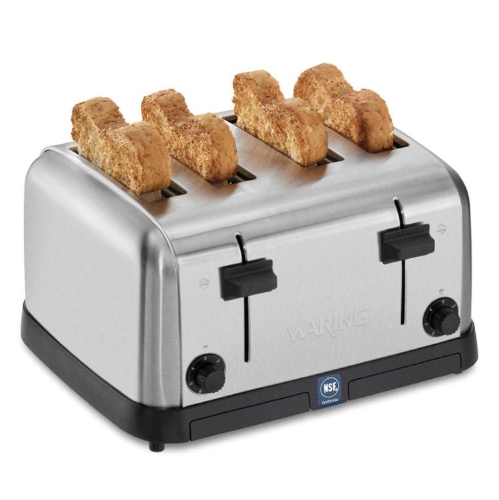 TOASTER 4 WIDE SLOT WARING MED DUTY