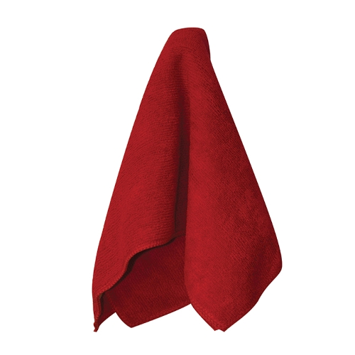 KLP MICROFIBER CLOTH 16X16 RED 15DZ/CS