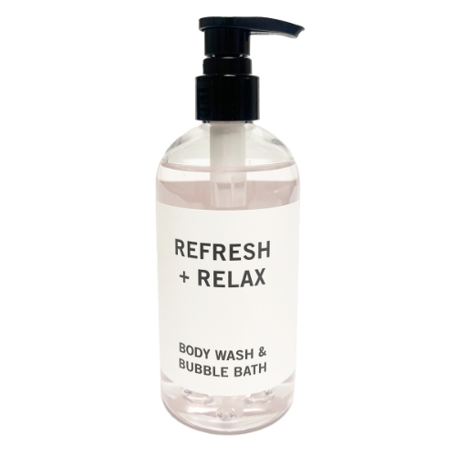 LAVENDER BODY WASH & BUBBLE BATH 10OZ PUMP BOTTLE, 40/CS