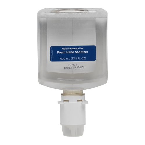 Enmotion® High-Frequency-Use Foam Sanitizer Dispenser Refills, Dye and Fragrance-Free, 2 Bottles per Case