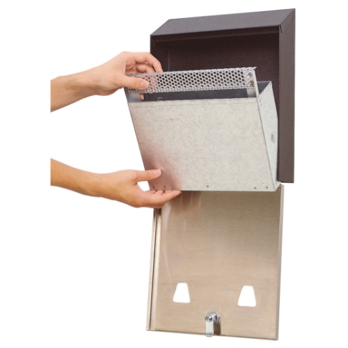 Smokers’ Station® Wall Mount Urn with Keyed Cam Lock Black