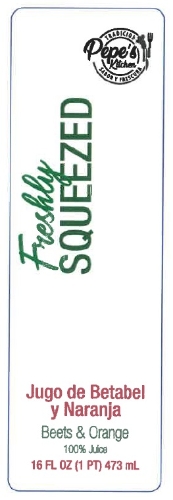 LABEL 16oz BEETS & ORANGE FRESHLY SQZ