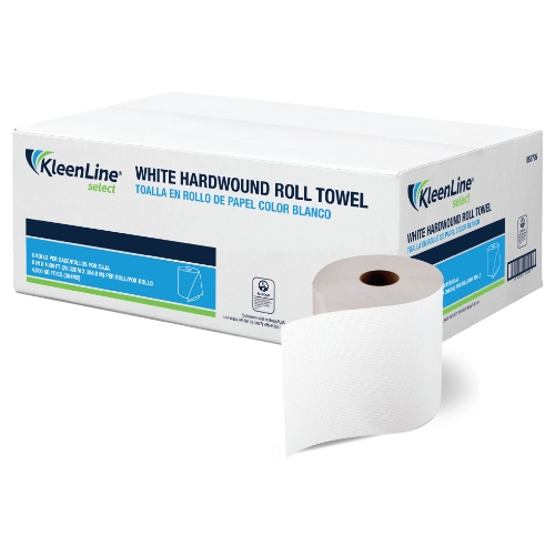KleenLine Select White Hardwound Roll Towel Ecologo 6/1000