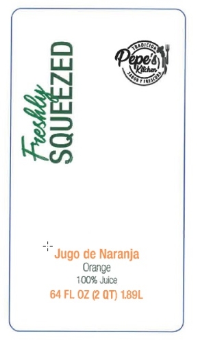 LABEL 64oz ORANGE FRESHLY SQZ