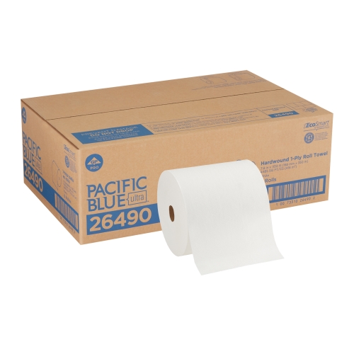 Pacific Blue Ultra® 8” High-capacity Recycled Paper Towel Rolls