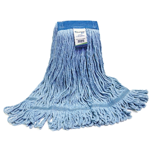 KleenLine Pro Looped Blue Blend Wet Mop Head, 5" Headband, 24 oz.