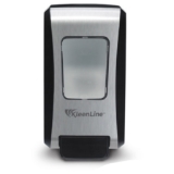 KleenLine FMX-20 Manual Foam Soap Dispenser, Black/Chrome - BradyPLUS
