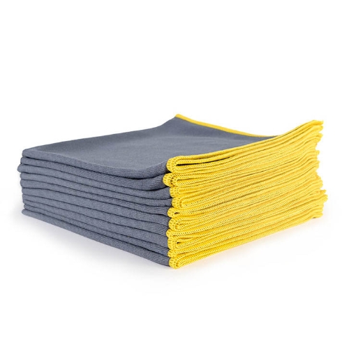 Glass & Metal Microfiber Cloth, Yellow - BradyPLUS